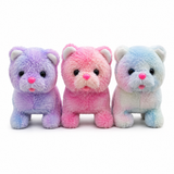 Electronic walking plush kitty cat