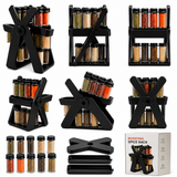 18 jar rotating spice rack
