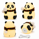 panda silicon night light